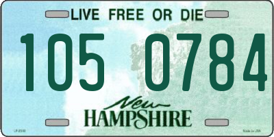 NH license plate 1050784