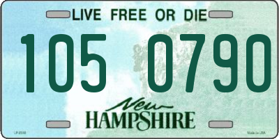 NH license plate 1050790