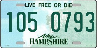 NH license plate 1050793