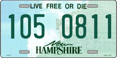 NH license plate 1050811