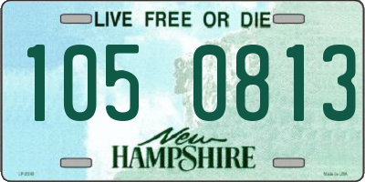 NH license plate 1050813
