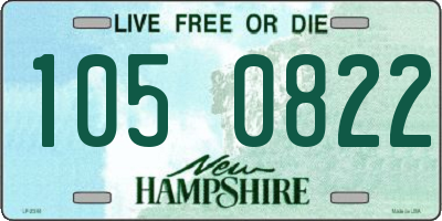 NH license plate 1050822