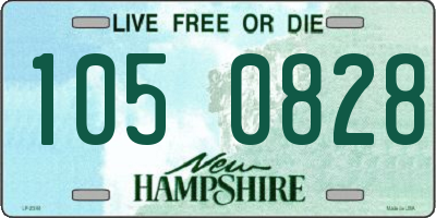 NH license plate 1050828