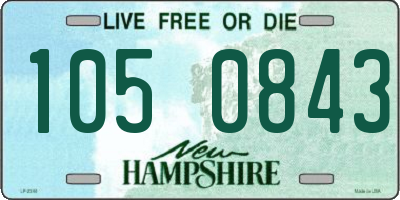 NH license plate 1050843