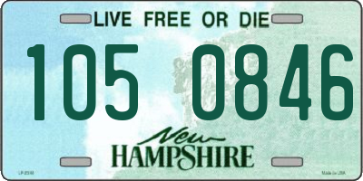 NH license plate 1050846