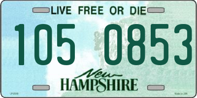 NH license plate 1050853