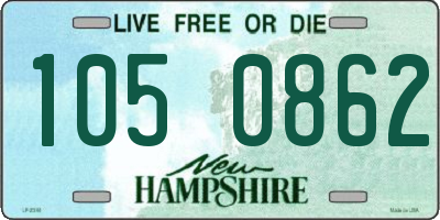 NH license plate 1050862