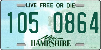 NH license plate 1050864