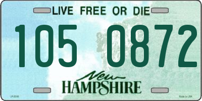 NH license plate 1050872