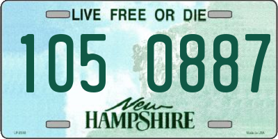 NH license plate 1050887