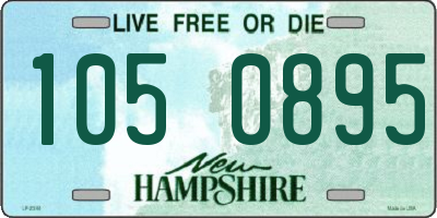 NH license plate 1050895