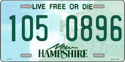 NH license plate 1050896