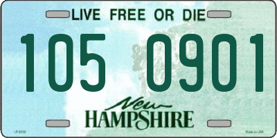 NH license plate 1050901