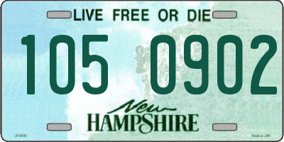 NH license plate 1050902