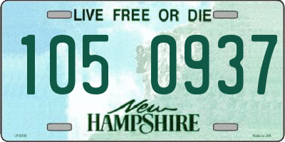 NH license plate 1050937