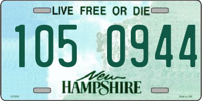 NH license plate 1050944