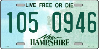 NH license plate 1050946