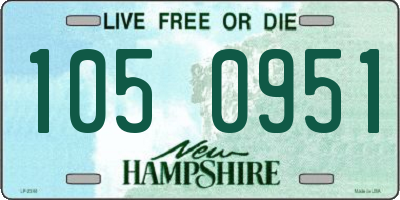 NH license plate 1050951