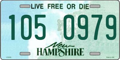 NH license plate 1050979