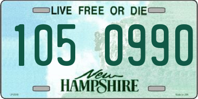 NH license plate 1050990
