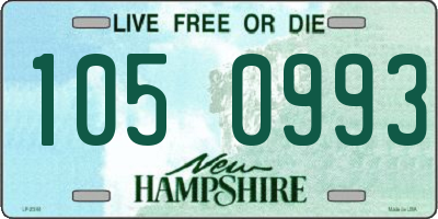NH license plate 1050993