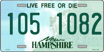 NH license plate 1051082