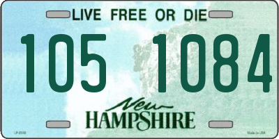 NH license plate 1051084