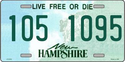 NH license plate 1051095