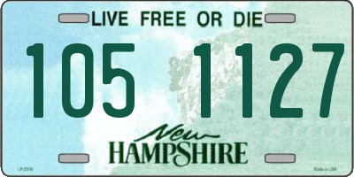 NH license plate 1051127