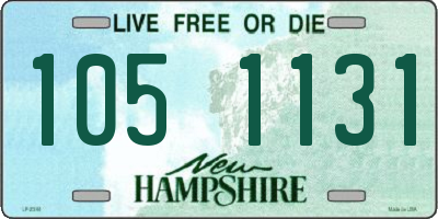 NH license plate 1051131