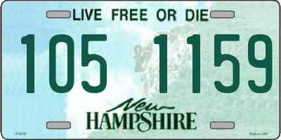 NH license plate 1051159
