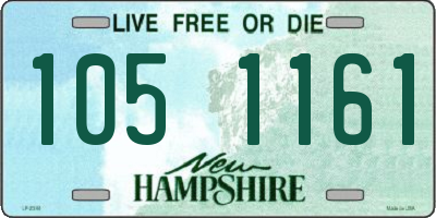 NH license plate 1051161