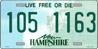 NH license plate 1051163