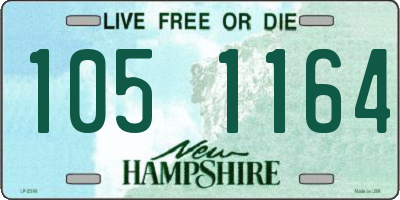 NH license plate 1051164