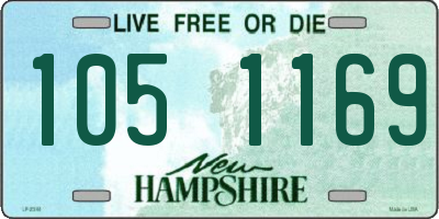 NH license plate 1051169