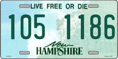 NH license plate 1051186