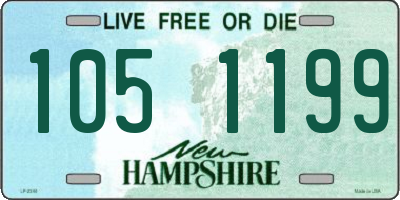 NH license plate 1051199