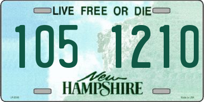 NH license plate 1051210