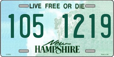 NH license plate 1051219