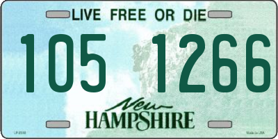 NH license plate 1051266