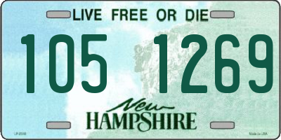 NH license plate 1051269
