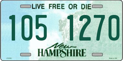NH license plate 1051270