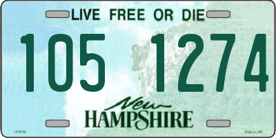 NH license plate 1051274