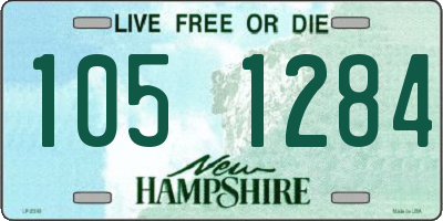 NH license plate 1051284