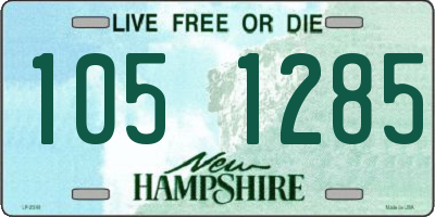 NH license plate 1051285