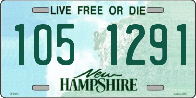NH license plate 1051291