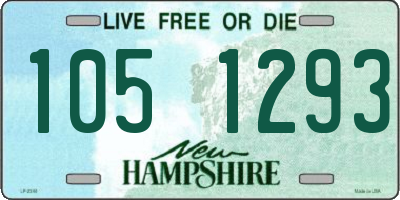 NH license plate 1051293