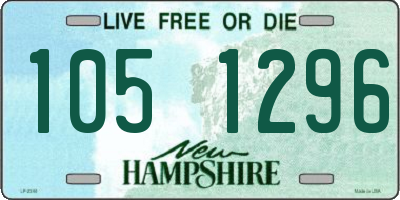 NH license plate 1051296