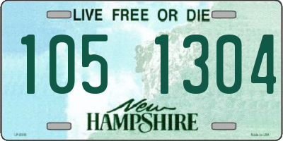 NH license plate 1051304