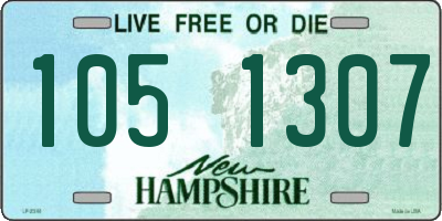 NH license plate 1051307